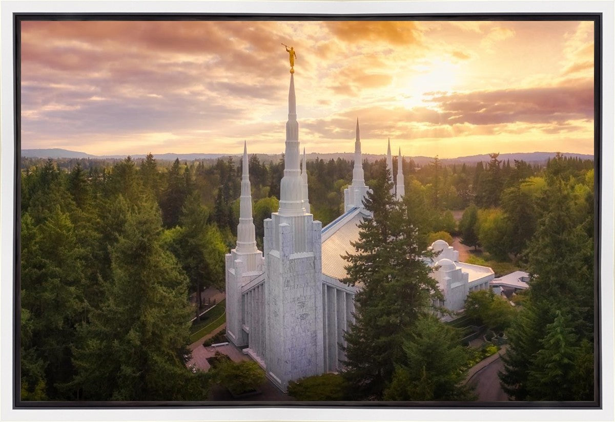 Portland From On High Gallery Wrap