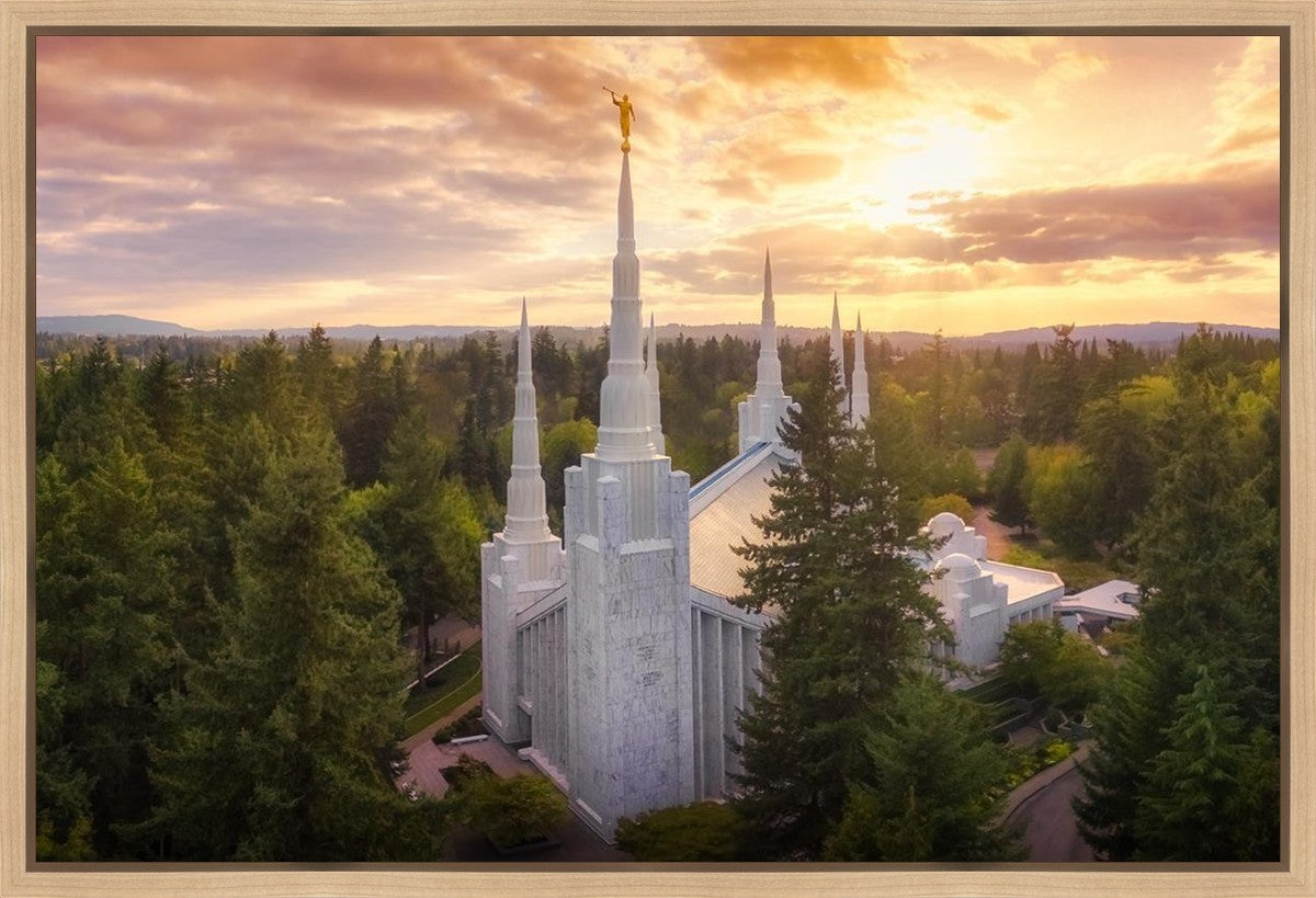 Portland From On High Gallery Wrap
