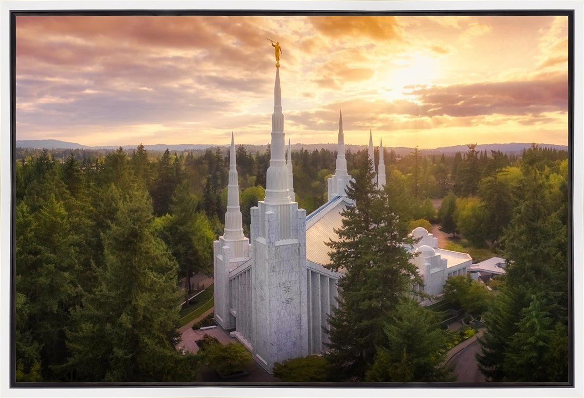 Portland From On High Gallery Wrap