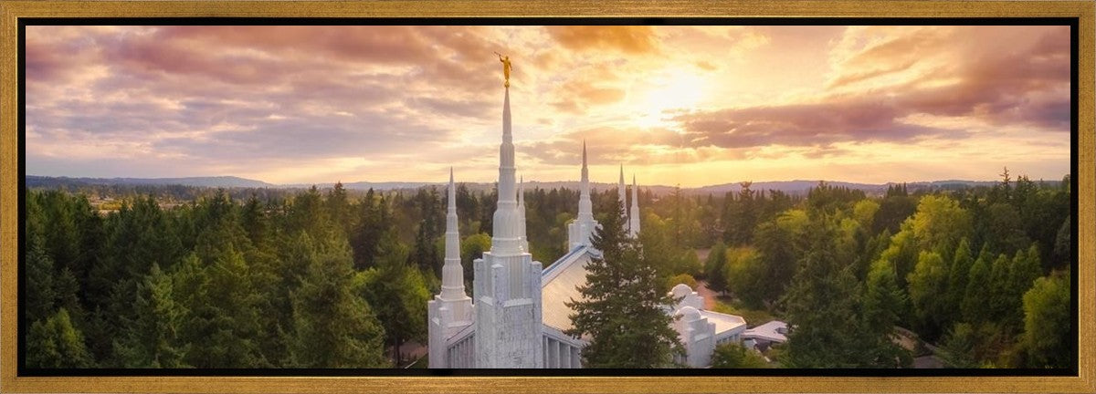 Portland From On High Gallery Wrap