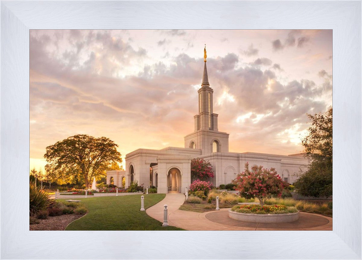 Sacramento Temple Sunset Panorama