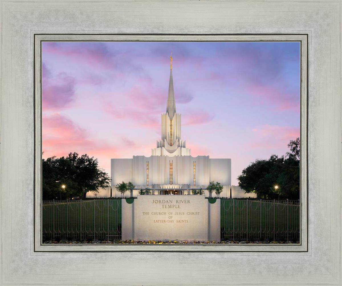 Jordan River Temple Eventide