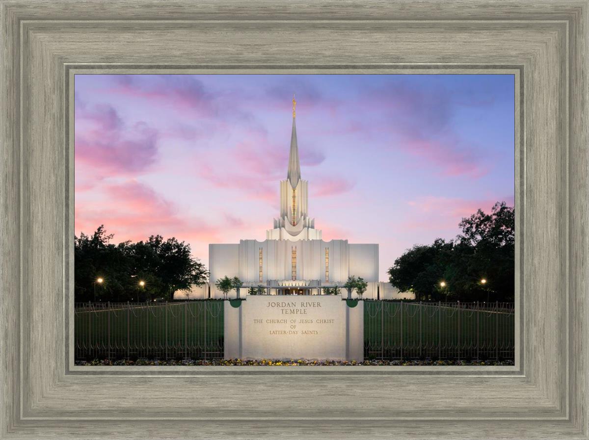 Jordan River Temple Eventide