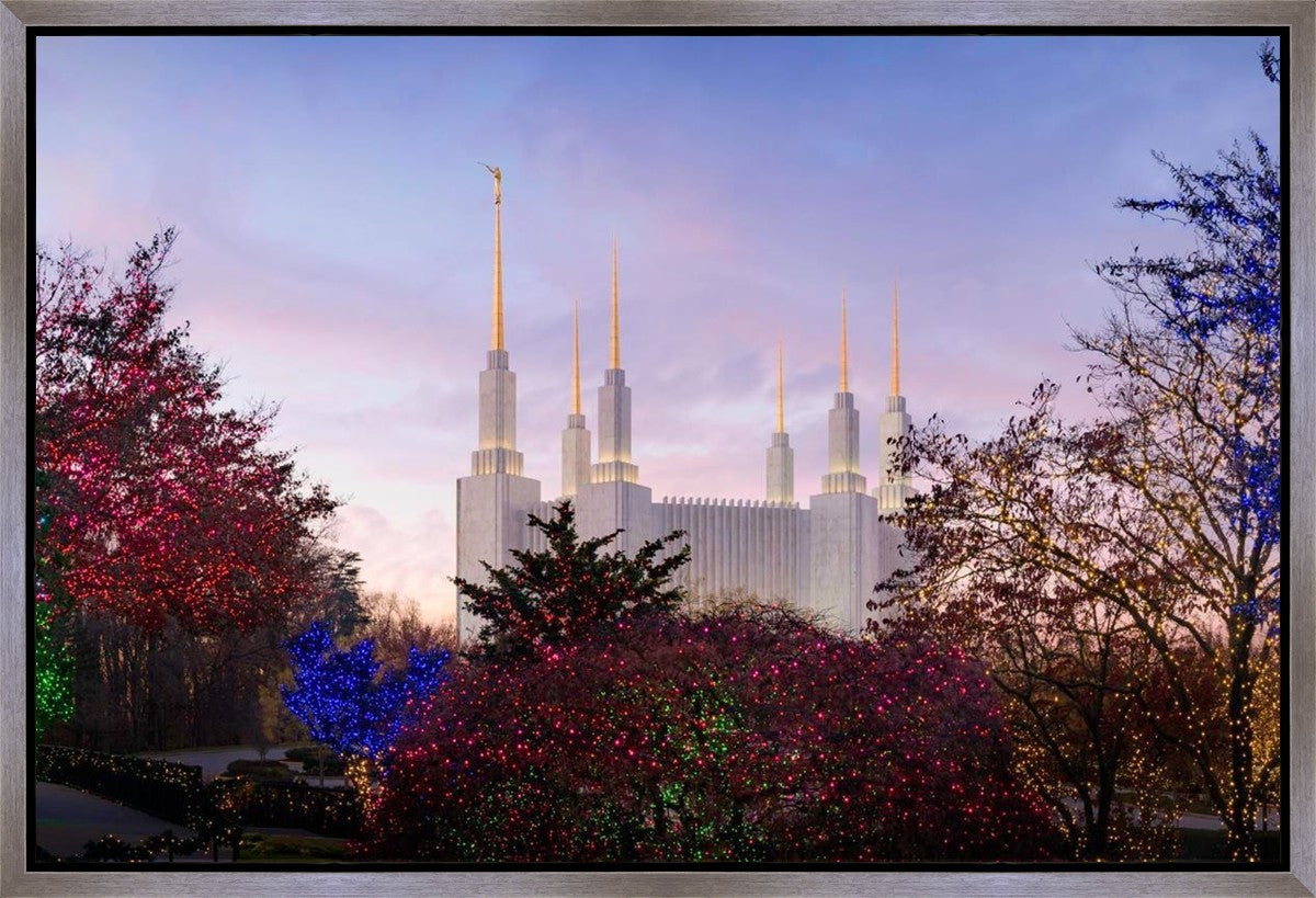 Washington DC Christmas Morning Gallery Wrap