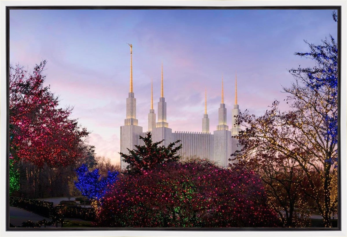 Washington DC Christmas Morning Gallery Wrap