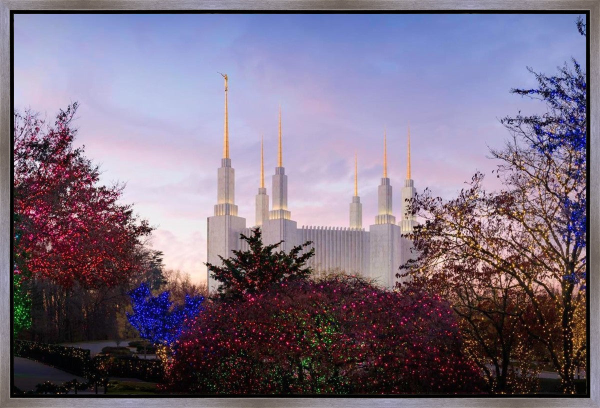 Washington DC Christmas Morning Gallery Wrap