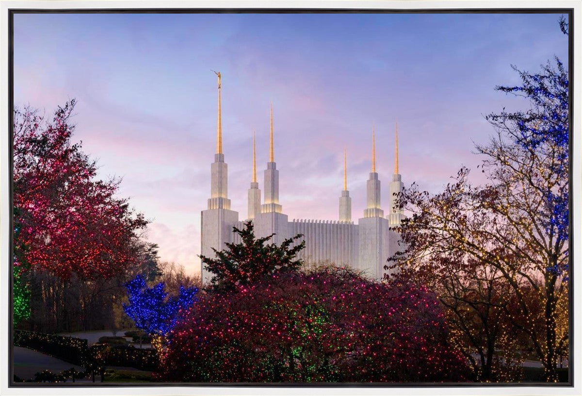 Washington DC Christmas Morning Gallery Wrap
