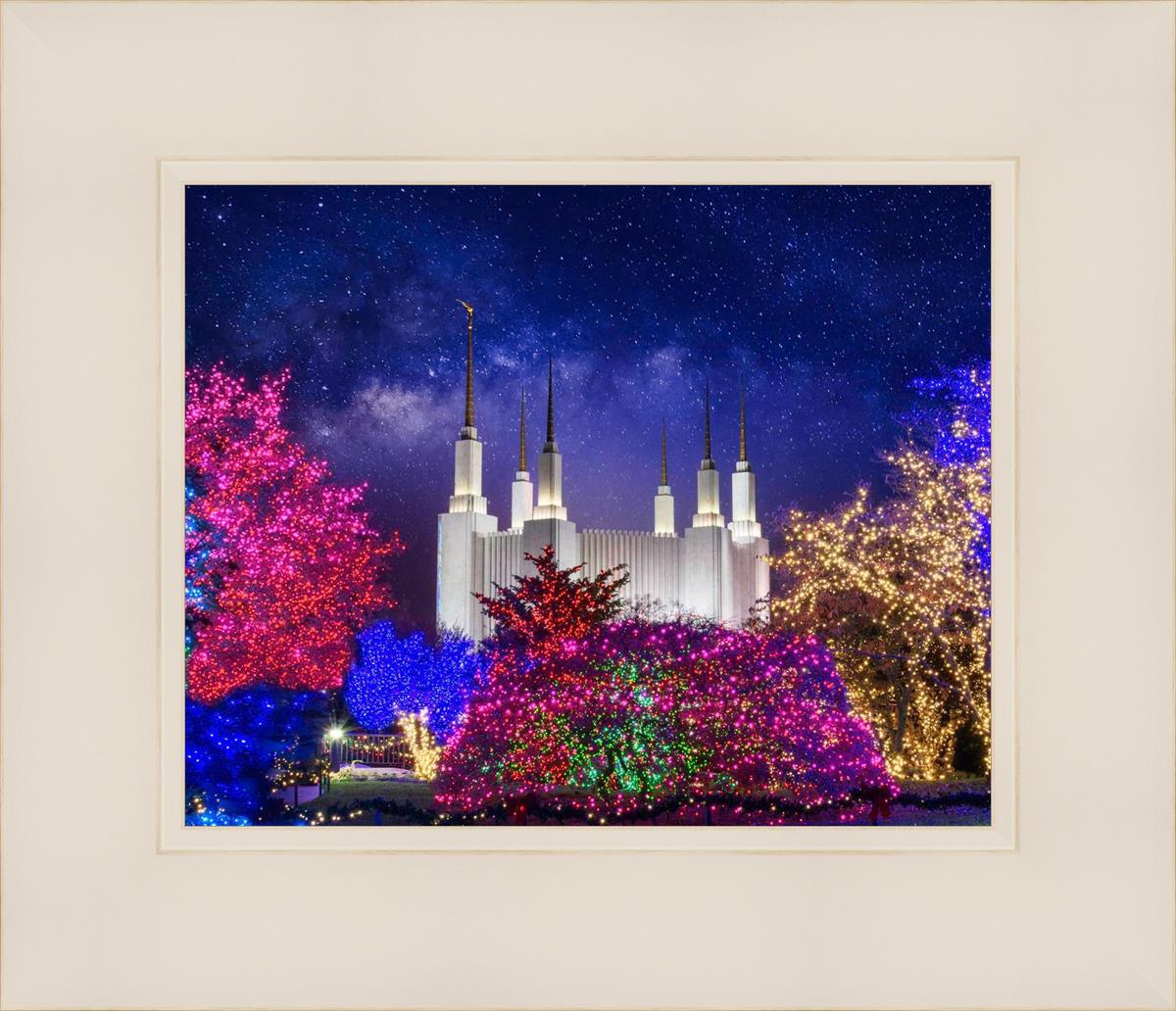 Washington DC Temple Christmas Lights
