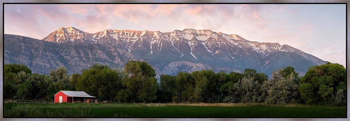 The Red Barn Large Wall Art Gallery Wrap