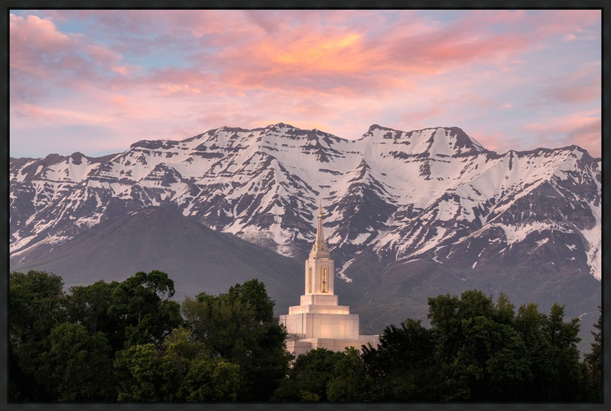 Orem Utah Daybreak Large Wall Art Gallery Wrap