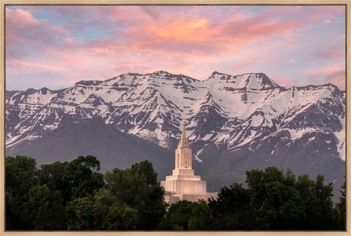 Orem Utah Daybreak Large Wall Art Gallery Wrap