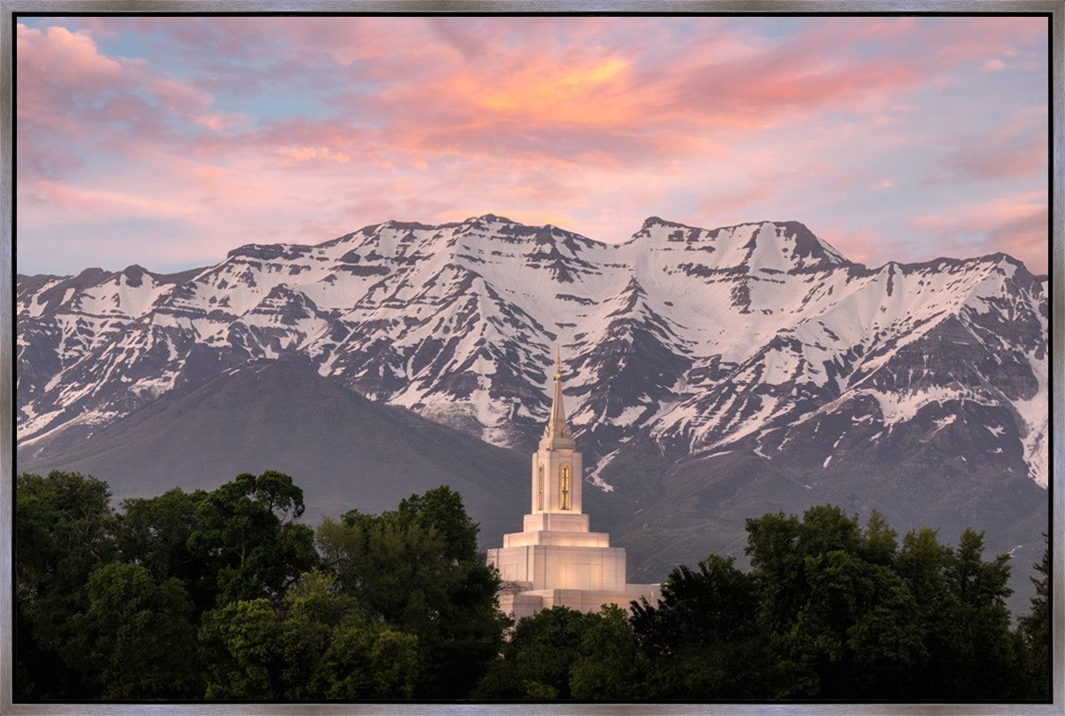 Orem Utah Daybreak Large Wall Art Gallery Wrap