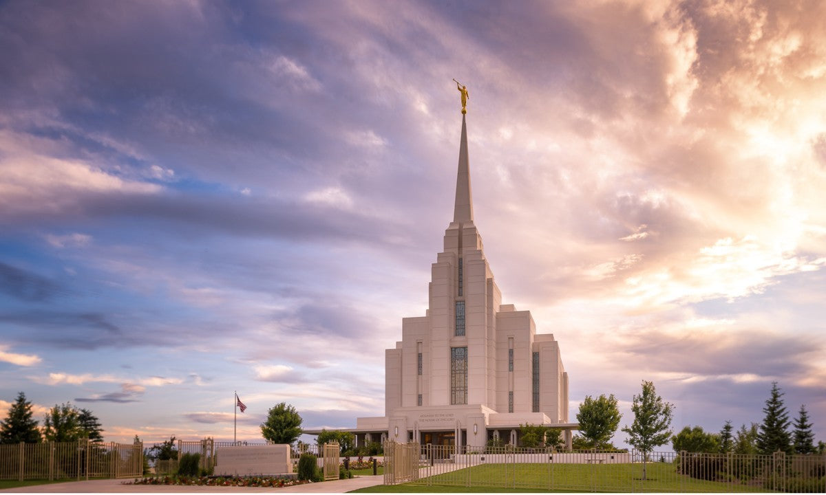 Rexburg Cloudy Large Wall Art Gallery Wrap