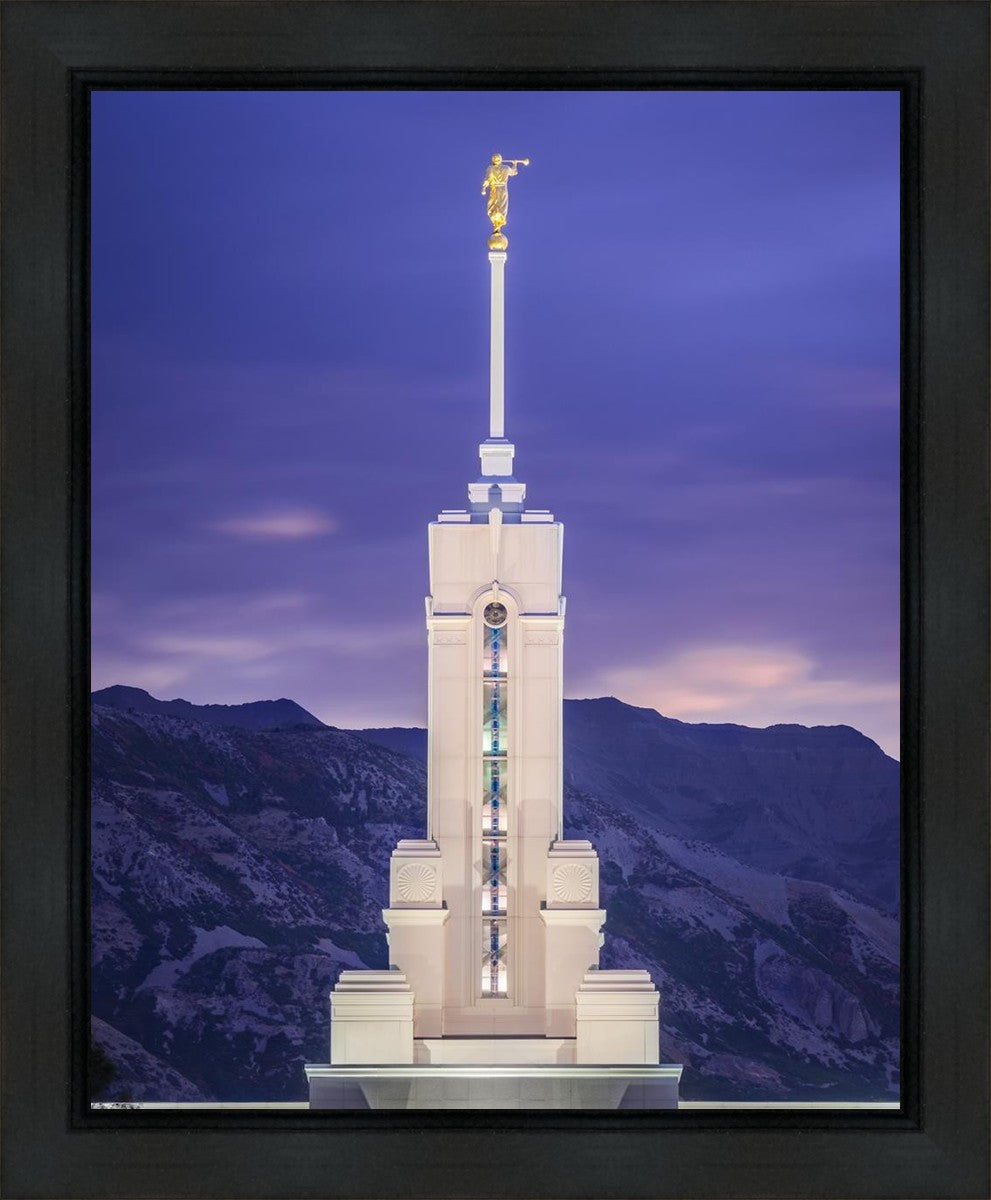Mount Timpanogos Purple Mountains Gallery Wrap