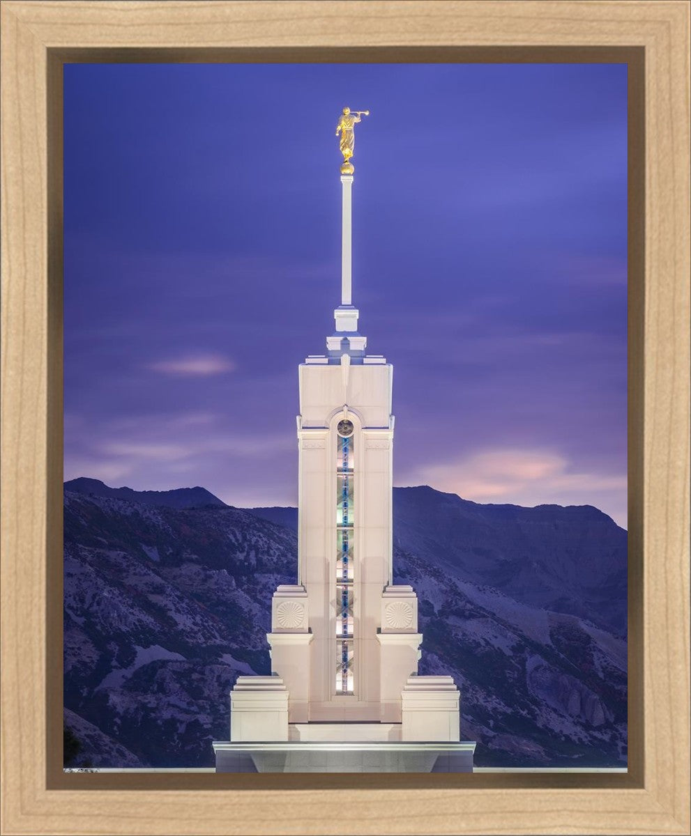 Mount Timpanogos Purple Mountains Gallery Wrap