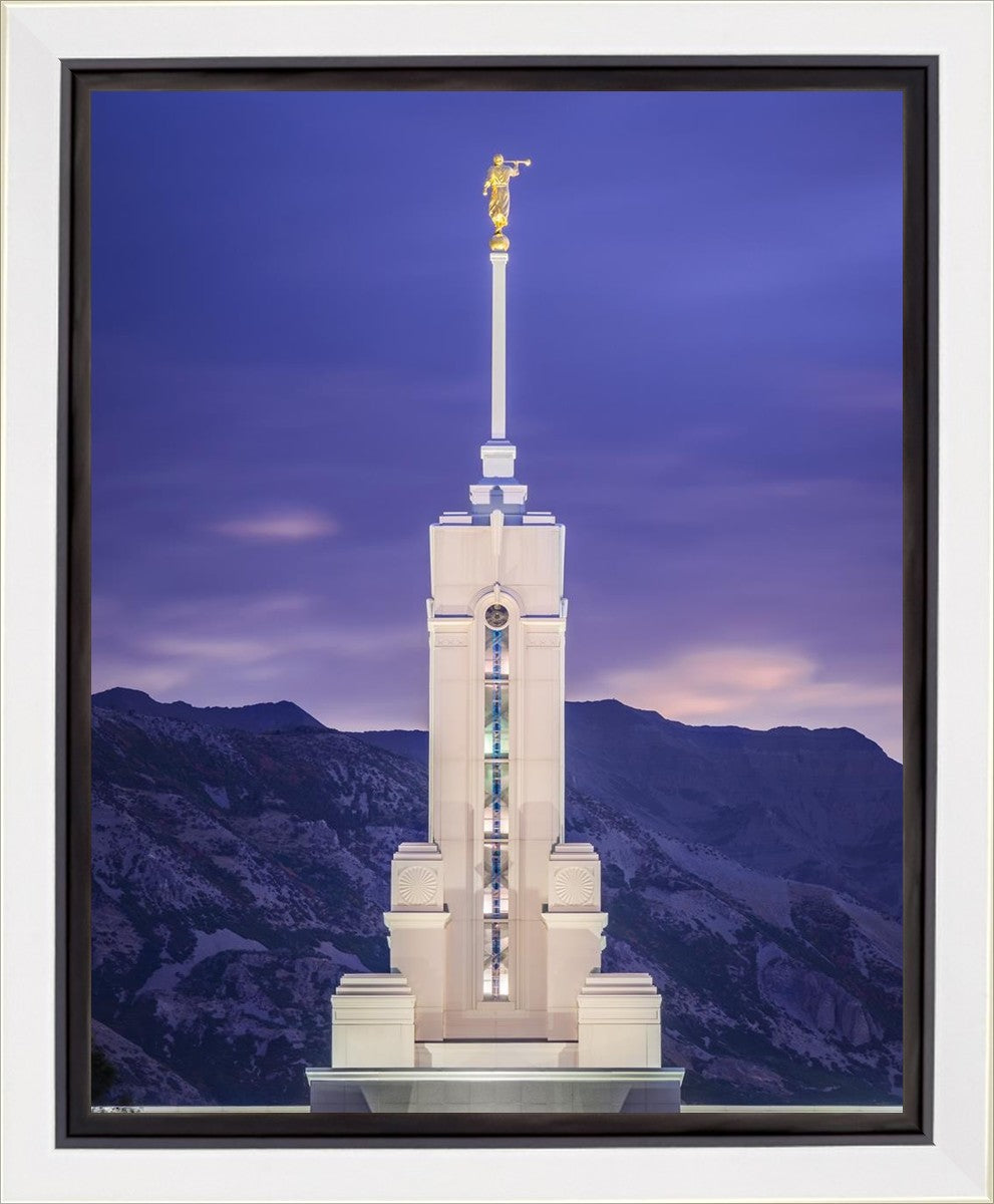 Mount Timpanogos Purple Mountains Gallery Wrap