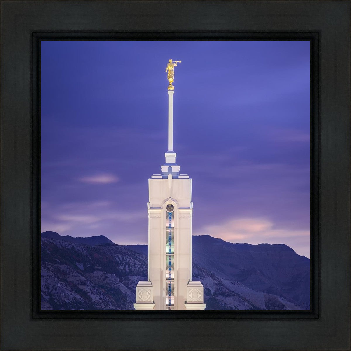Mount Timpanogos Purple Mountains Gallery Wrap