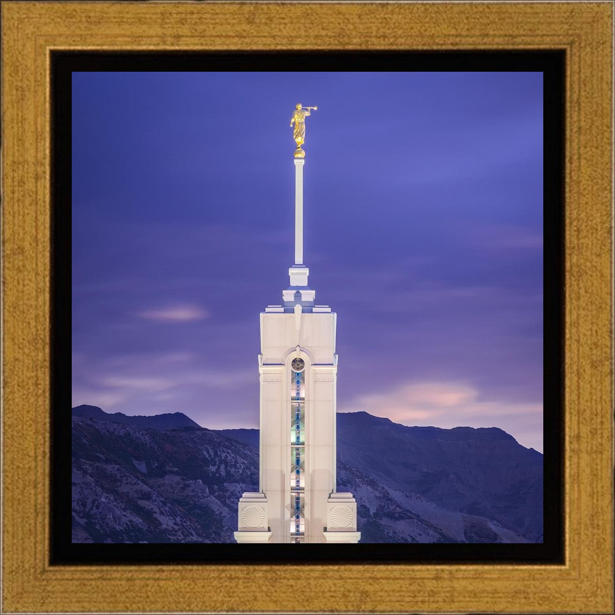 Mount Timpanogos Purple Mountains Gallery Wrap