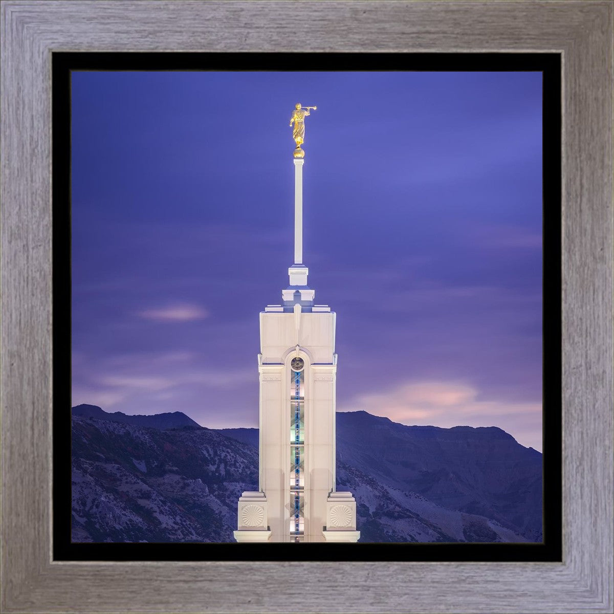 Mount Timpanogos Purple Mountains Gallery Wrap