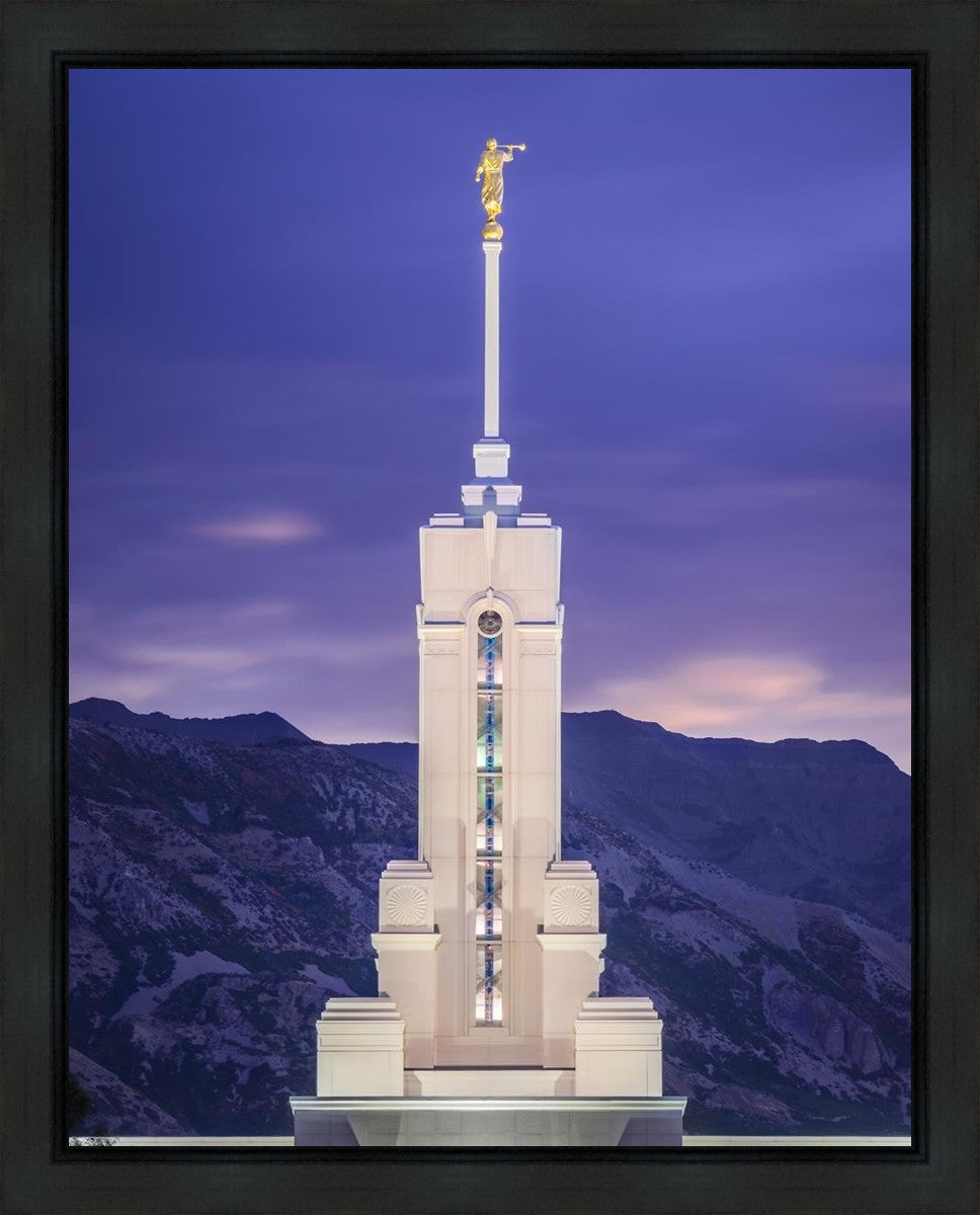 Mount Timpanogos Purple Mountains Gallery Wrap