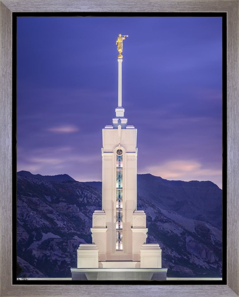 Mount Timpanogos Purple Mountains Gallery Wrap