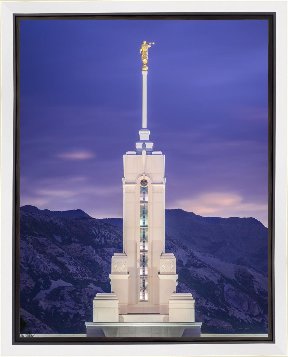 Mount Timpanogos Purple Mountains Gallery Wrap