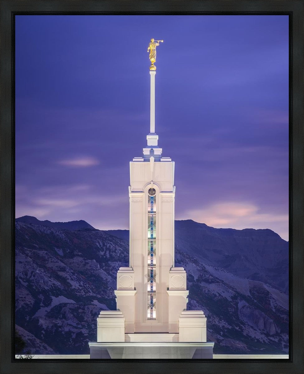 Mount Timpanogos Purple Mountains Gallery Wrap