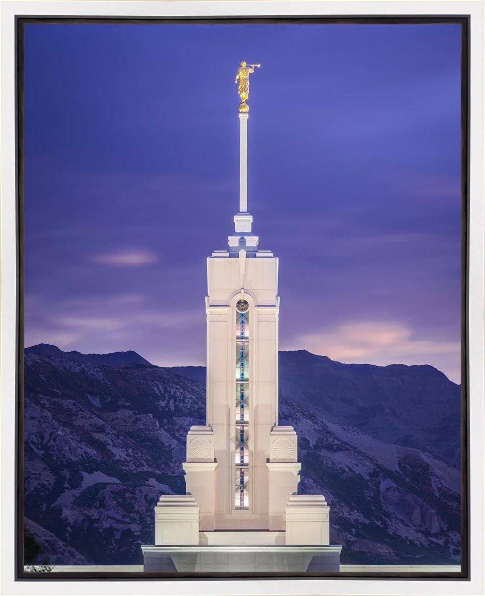 Mount Timpanogos Purple Mountains Gallery Wrap
