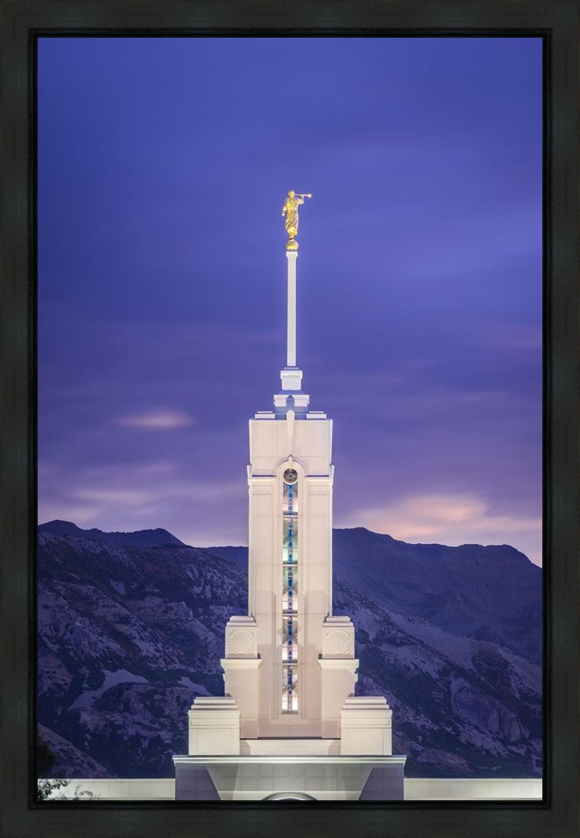 Mount Timpanogos Purple Mountains Gallery Wrap