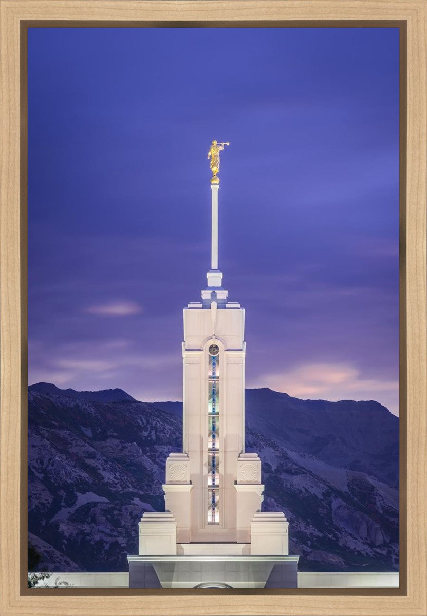 Mount Timpanogos Purple Mountains Gallery Wrap