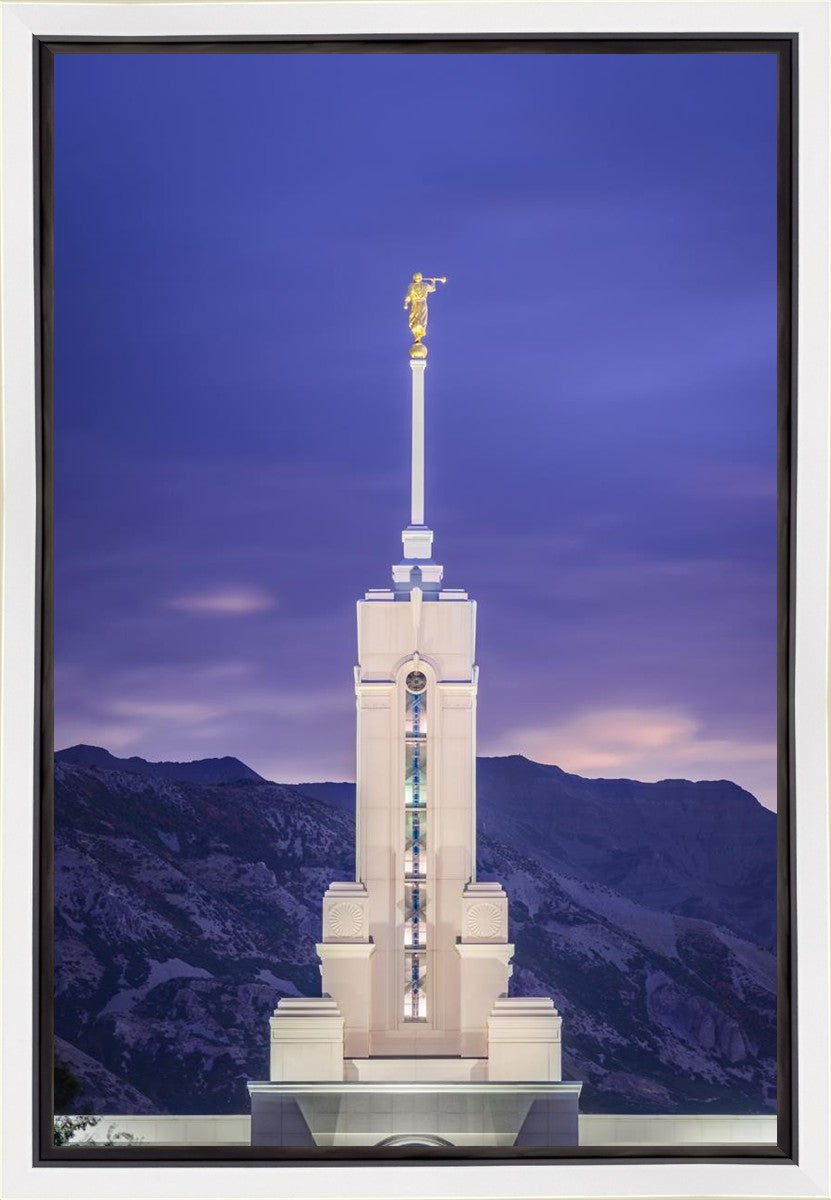 Mount Timpanogos Purple Mountains Gallery Wrap