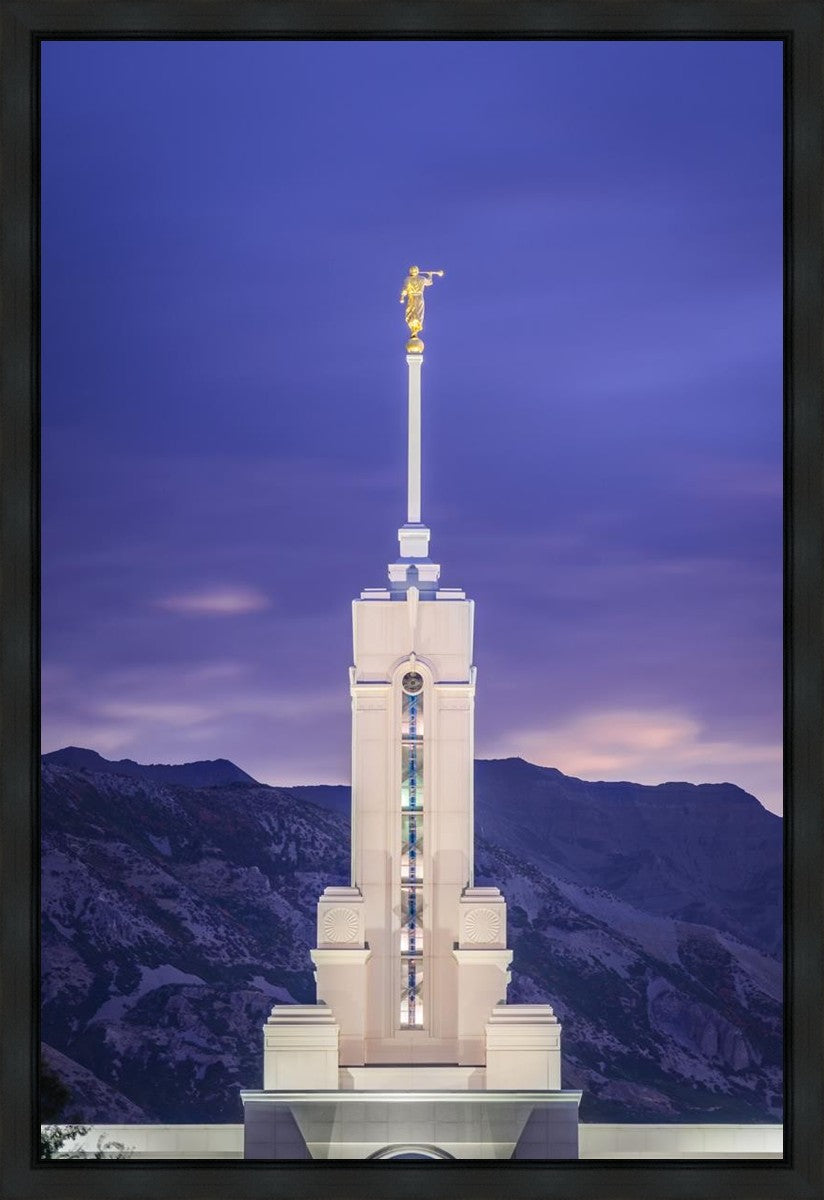 Mount Timpanogos Purple Mountains Gallery Wrap