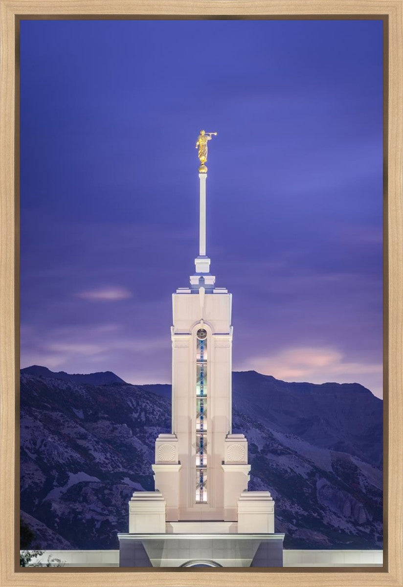 Mount Timpanogos Purple Mountains Gallery Wrap