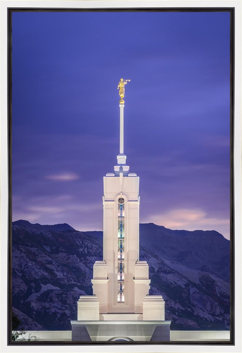 Mount Timpanogos Purple Mountains Gallery Wrap
