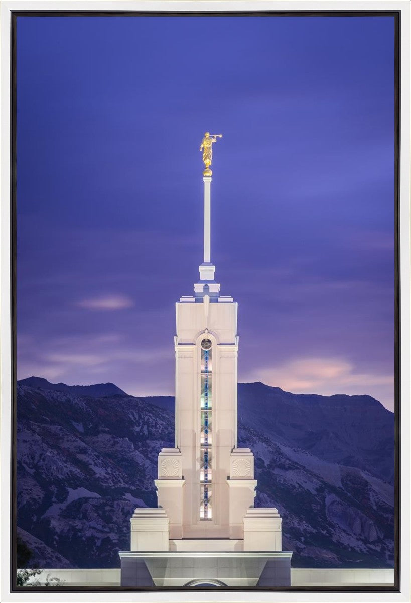 Mount Timpanogos Purple Mountains Gallery Wrap