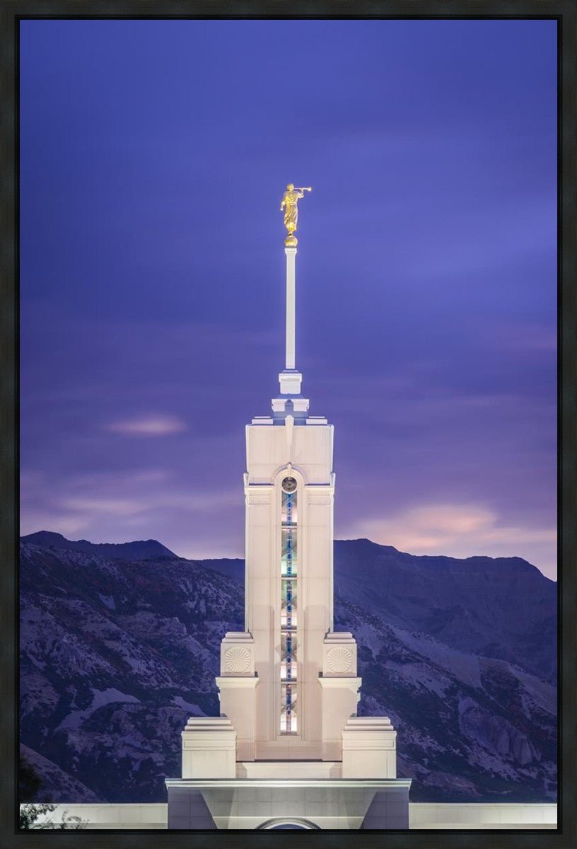 Mount Timpanogos Purple Mountains Gallery Wrap