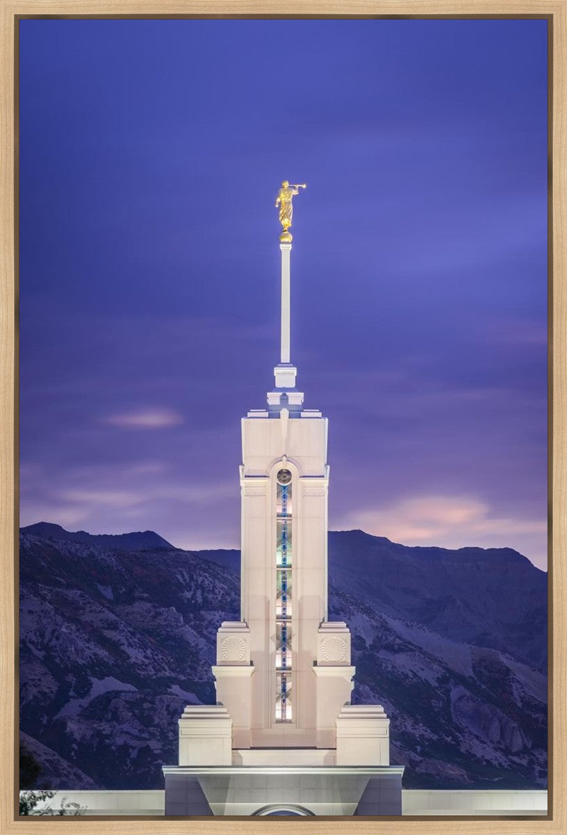 Mount Timpanogos Purple Mountains Gallery Wrap