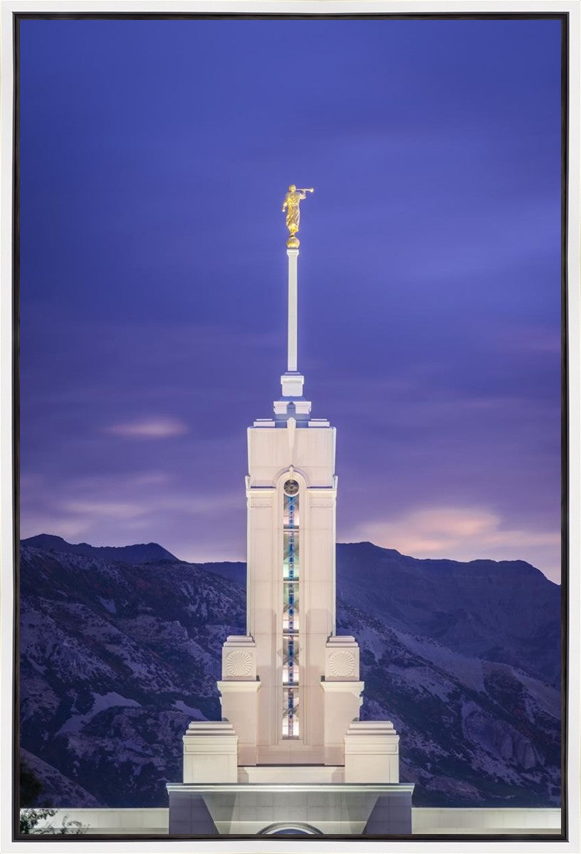 Mount Timpanogos Purple Mountains Gallery Wrap