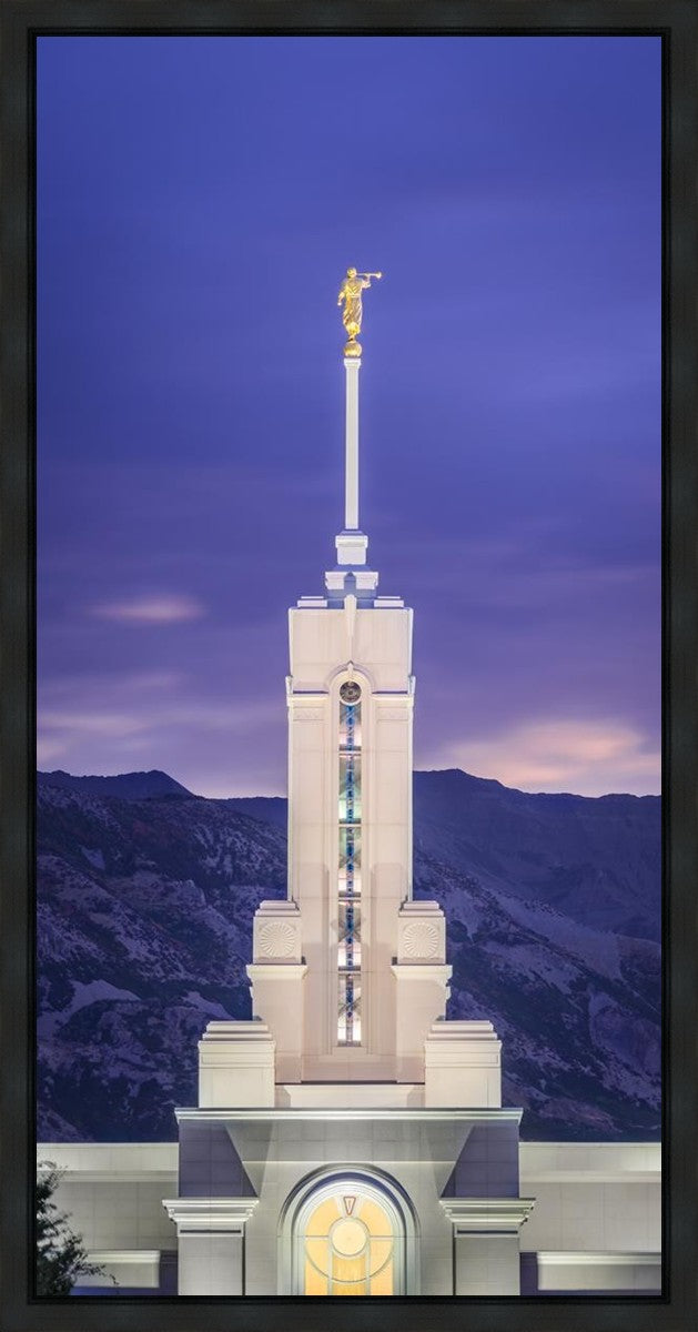 Mount Timpanogos Purple Mountains Gallery Wrap