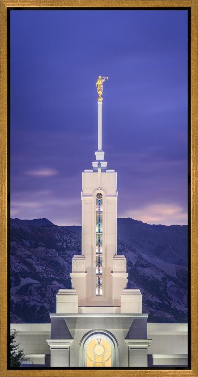 Mount Timpanogos Purple Mountains Gallery Wrap