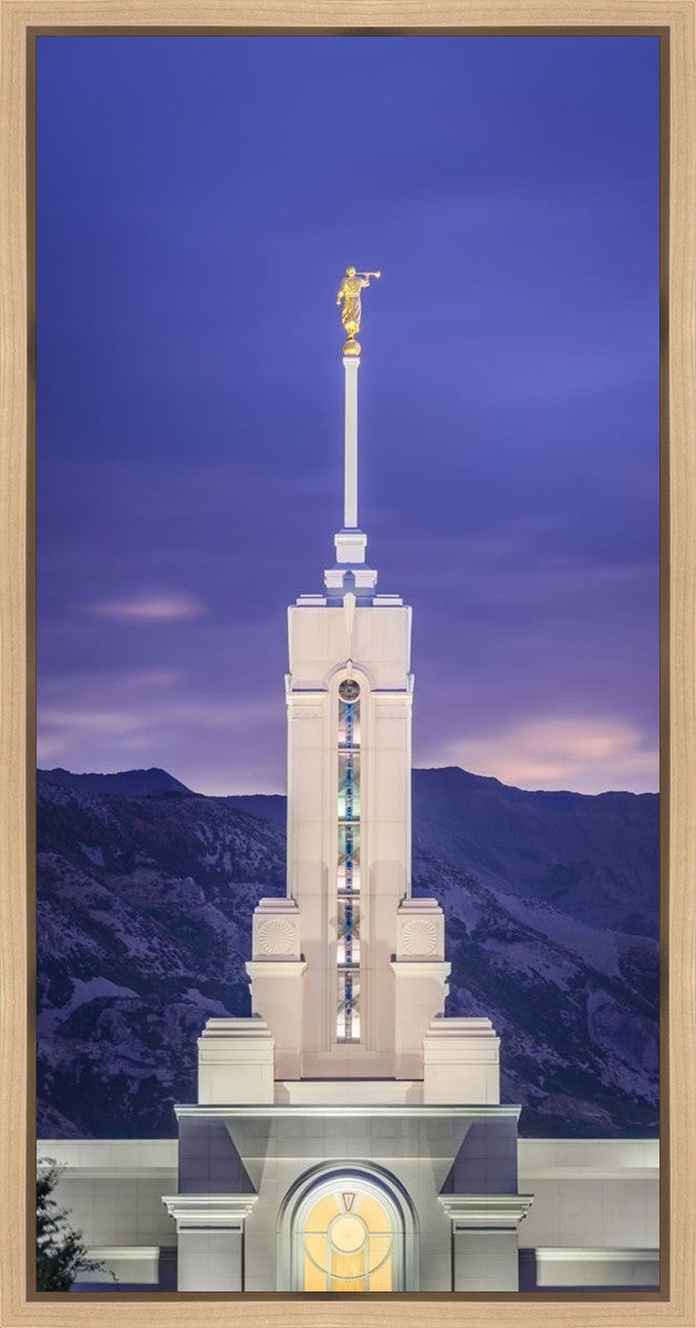 Mount Timpanogos Purple Mountains Gallery Wrap