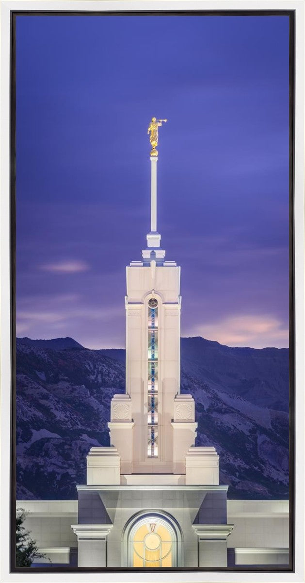Mount Timpanogos Purple Mountains Gallery Wrap
