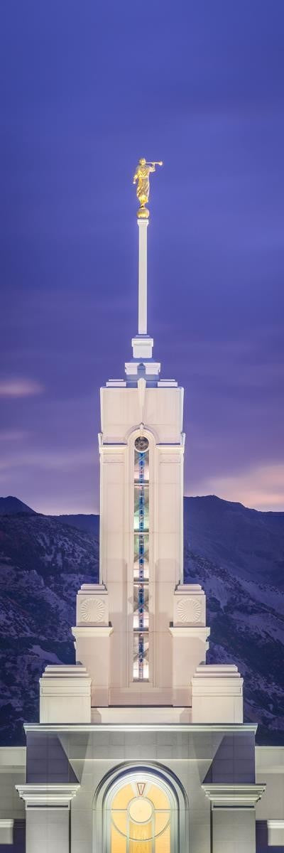 Mount Timpanogos Purple Mountains Gallery Wrap
