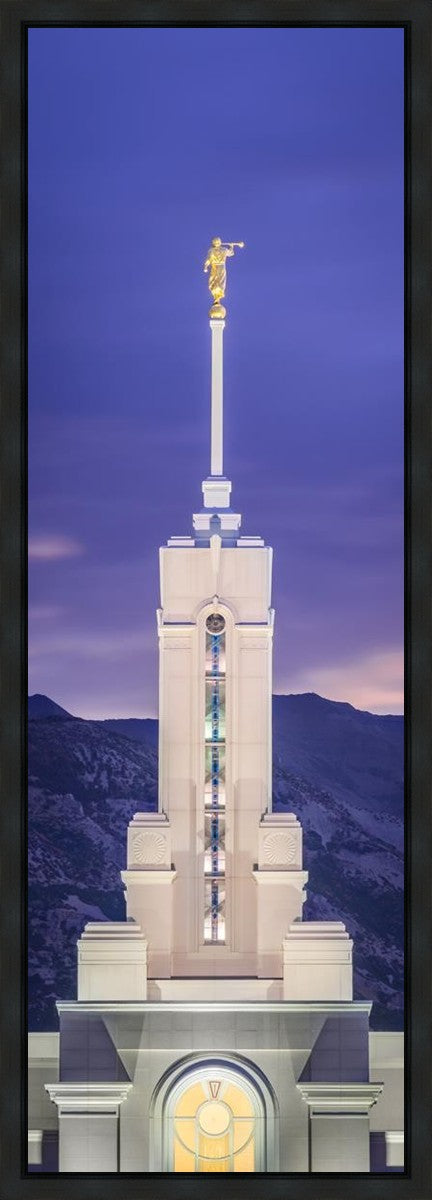 Mount Timpanogos Purple Mountains Gallery Wrap