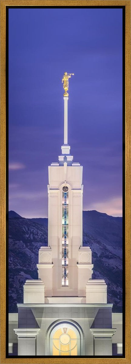 Mount Timpanogos Purple Mountains Gallery Wrap