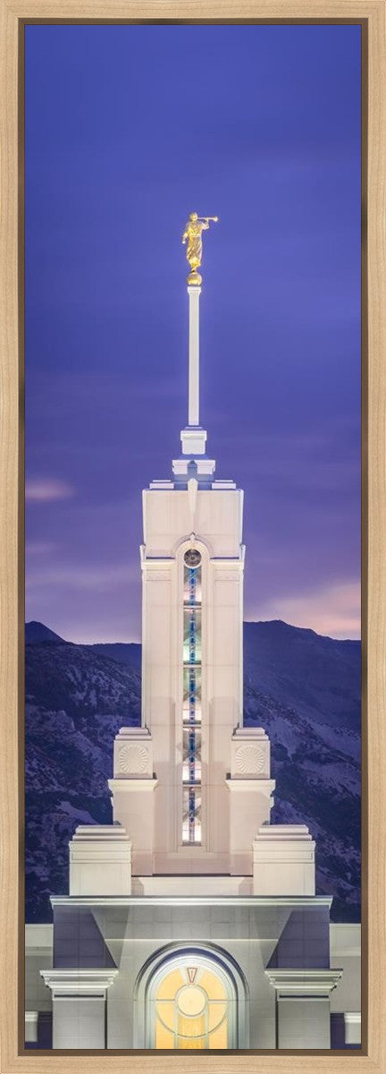Mount Timpanogos Purple Mountains Gallery Wrap
