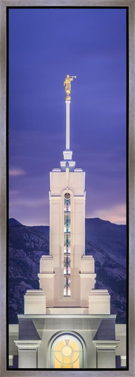 Mount Timpanogos Purple Mountains Gallery Wrap