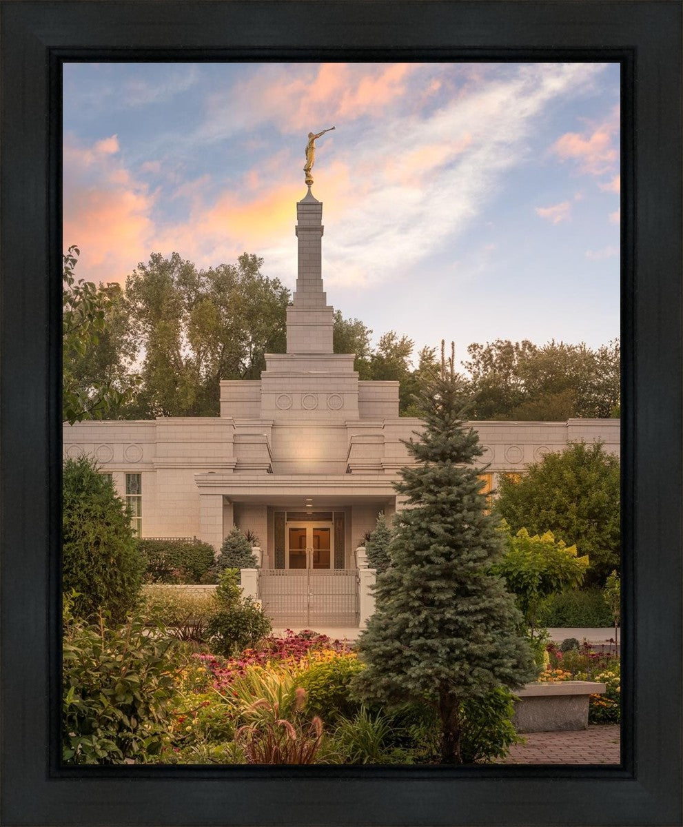 St. Paul Sacred Garden Sunset Gallery Wrap