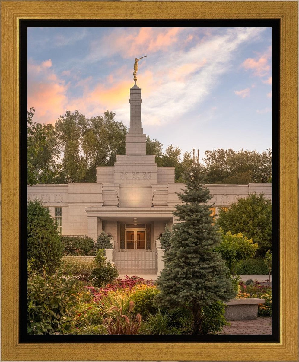 St. Paul Sacred Garden Sunset Gallery Wrap