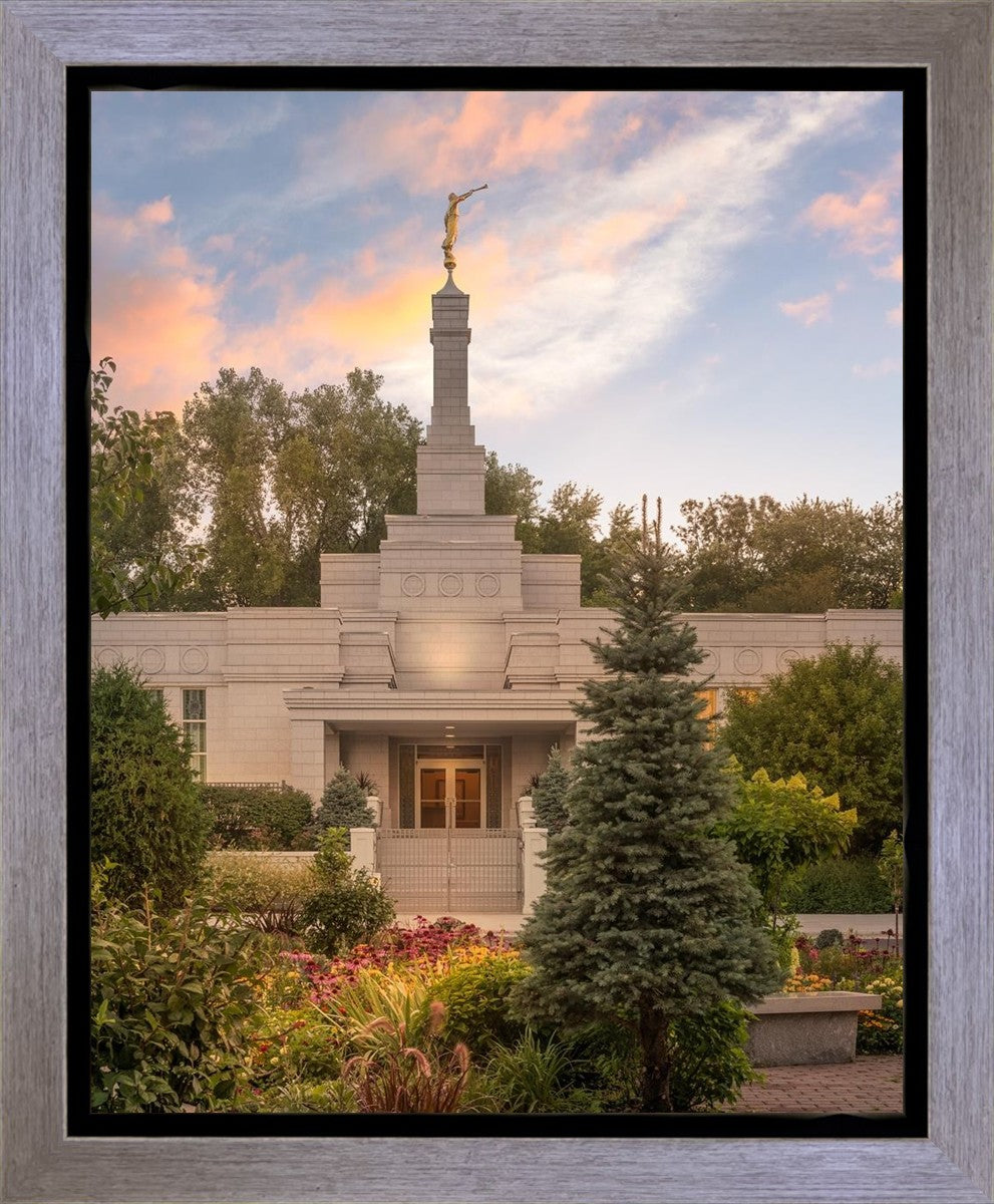 St. Paul Sacred Garden Sunset Gallery Wrap